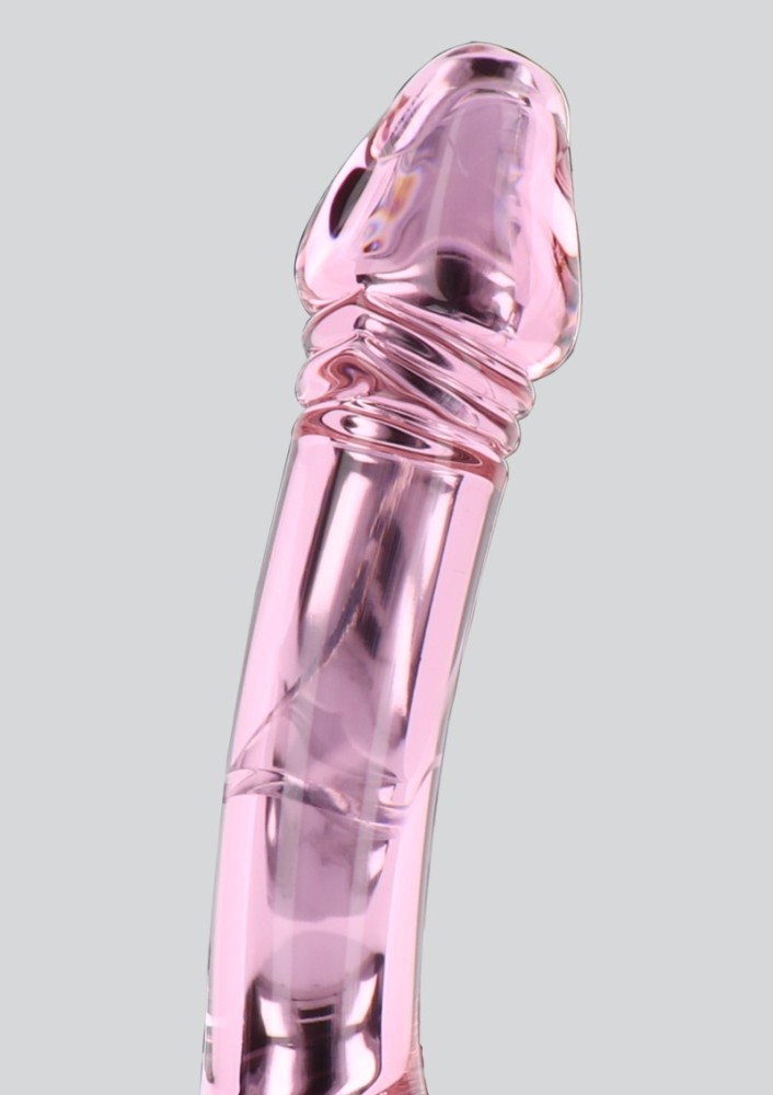 ToyJoy Rhinestone Scepter dildo in vetro doppia punta