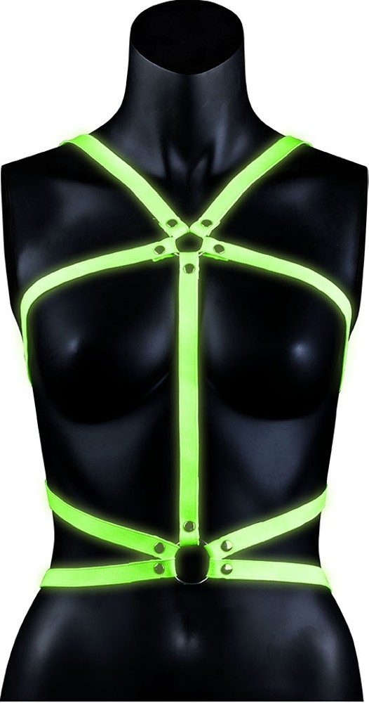 Ouch! Body Harness Glow in the Dark harness S/M fluorescente