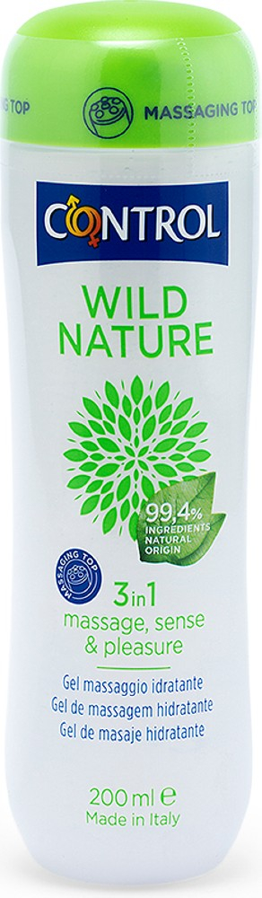 Control Wild Nature 3 in 1 gel massaggio base acqua