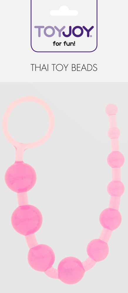 ToyJoy Thai Toy Beads palline anali rosa diametro crescente