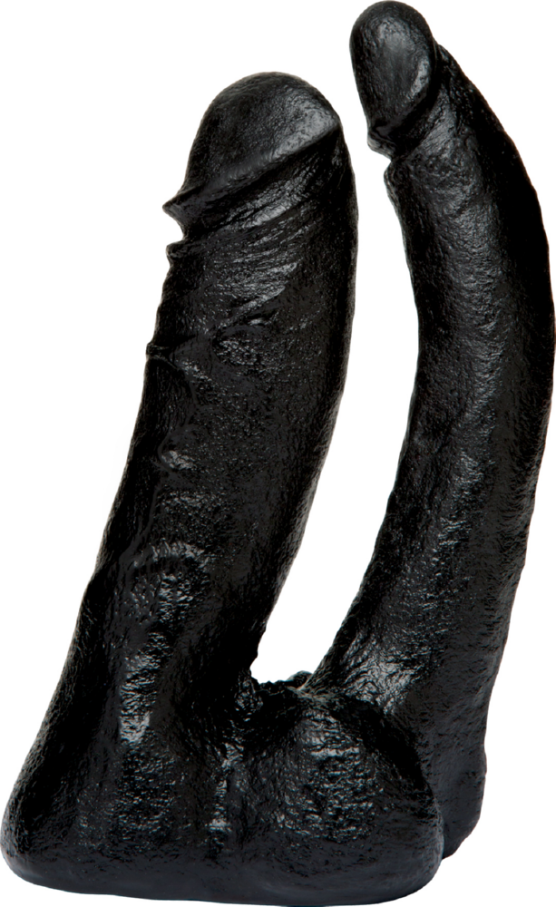 Doc Johnson CodeBlack Double Penetrator dildo doppio nero PVC