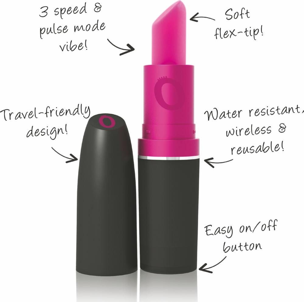 The Screaming O Lipstick vibratore clitorideo rossetto
