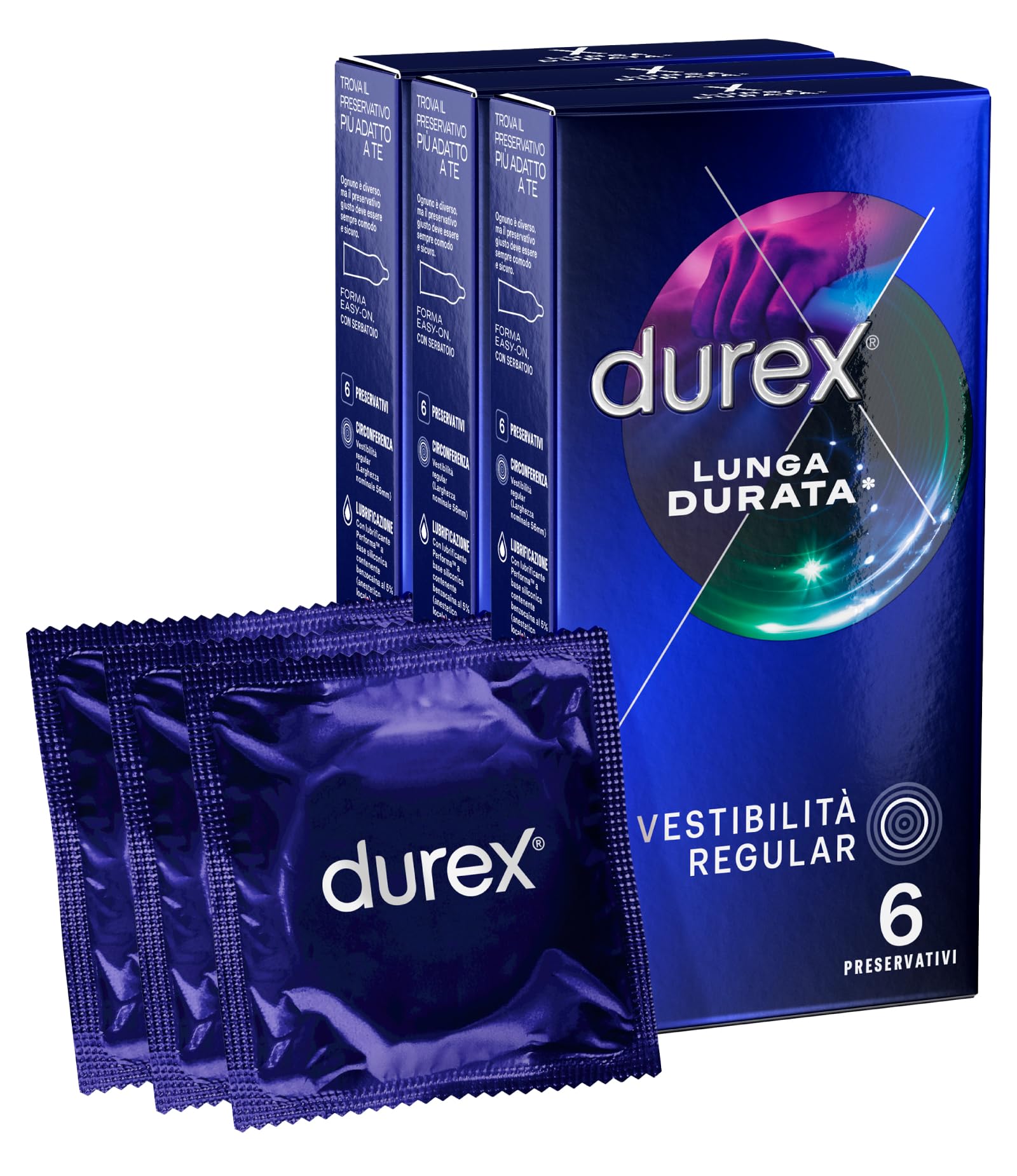 Durex Settebello Classico preservativi lattice 27 pezzi