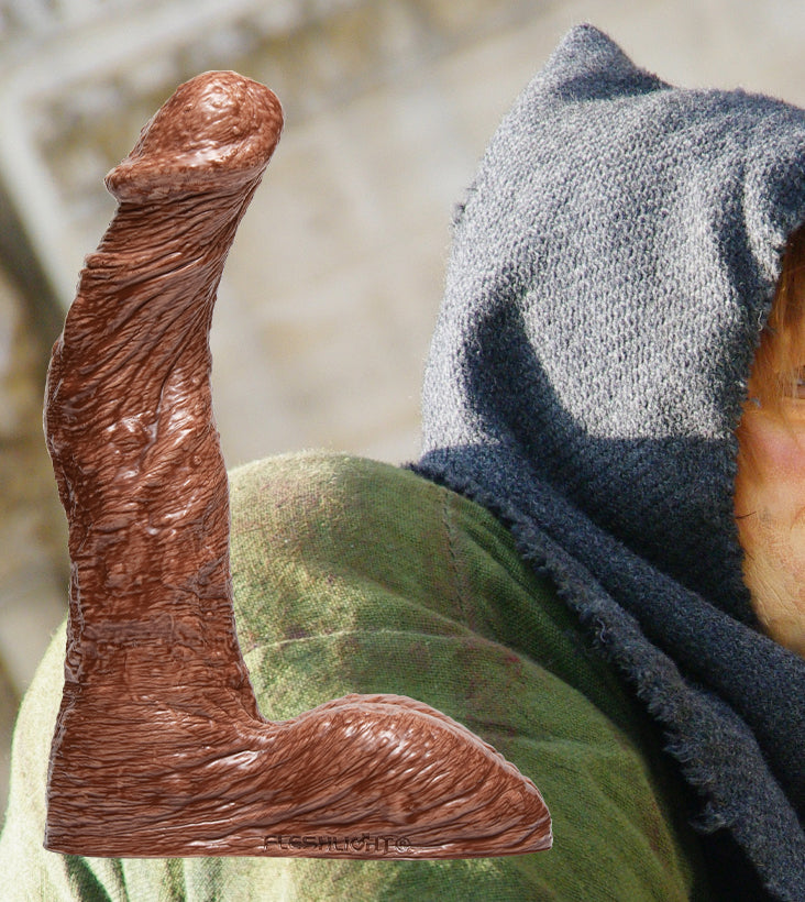 Fleshjack Freaks Hunchback dildo curvo in silicone