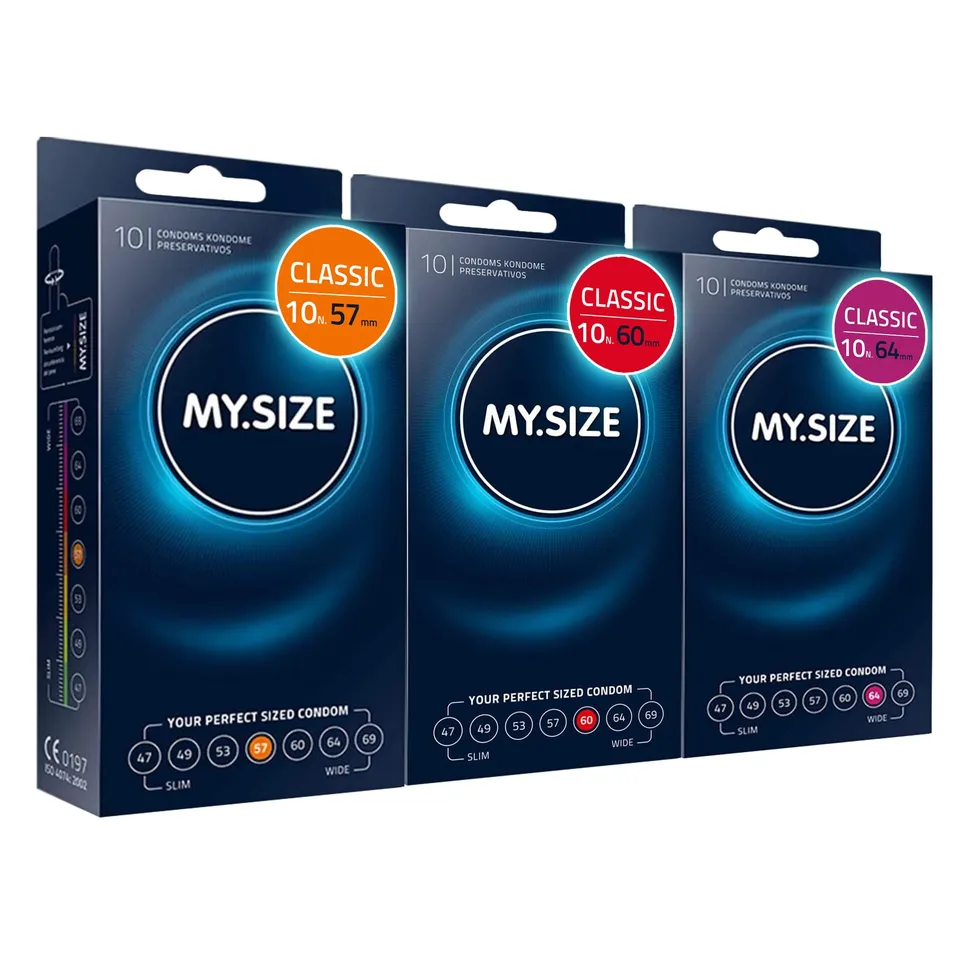 MY.SIZE PRO Classic Preservativi 57-60-64 mm 30 pz Sottili