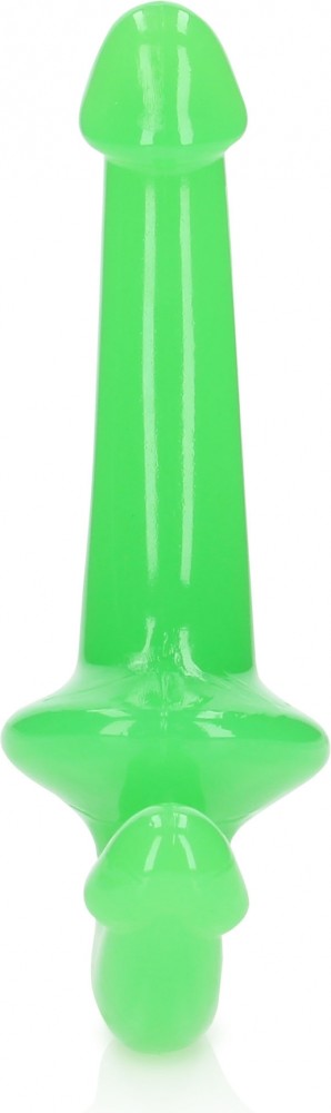 RealRock Strapless Strap-On Glow 6" dildo doppio fosforeo 20 cm