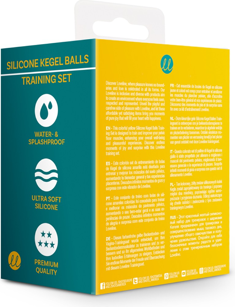 Loveline Kegel Balls Training Set palline vaginali silicone