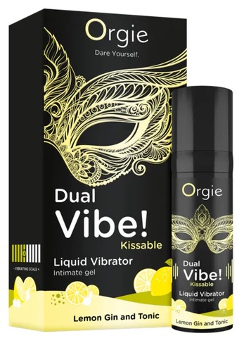 Orgie Dual Vibe Lemon Gin Tonic gel stimolante edibile