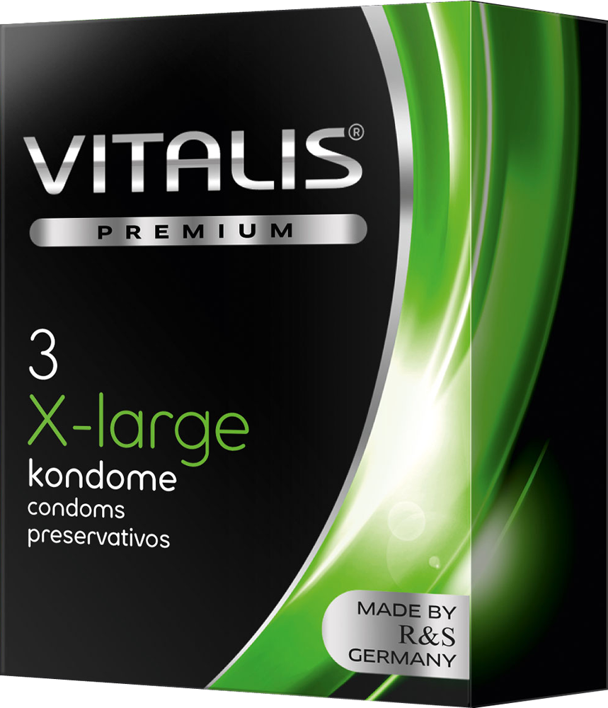 Vitalis X-Large preservativi extra large 57 mm lattice