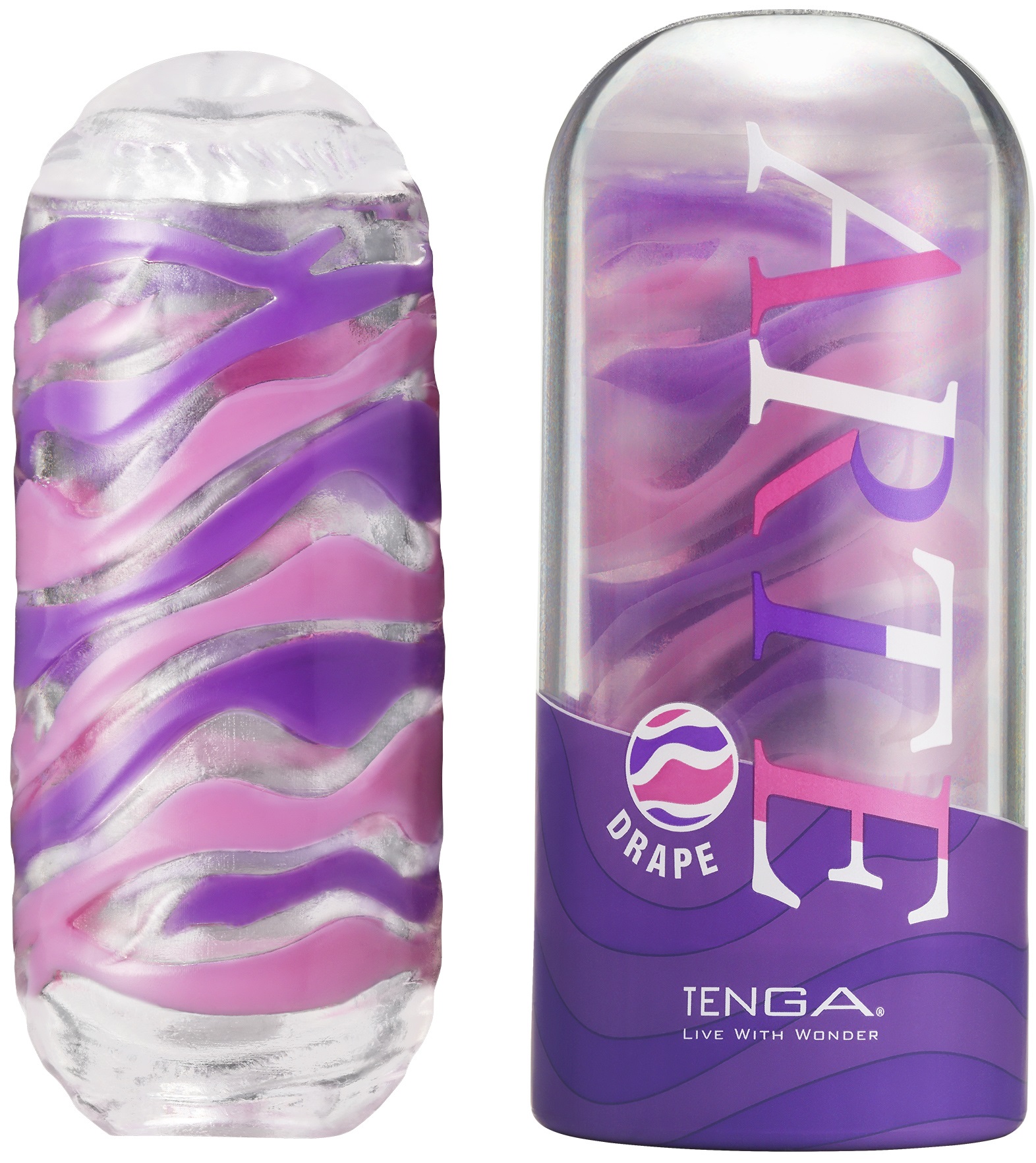 Tenga Arte Drape masturbatore uomo elastomero