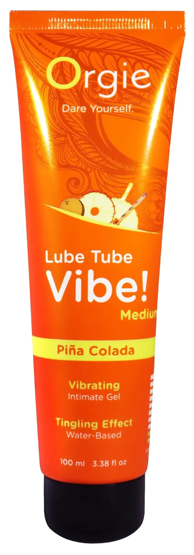 Orgie Lube Tube Vibe lubrificante edibile Piña Colada effetto vibrante
