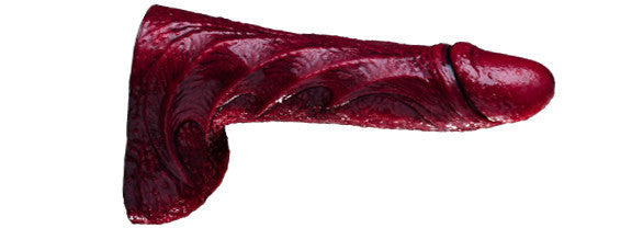 Fleshjack Freaks Drac dildo fantasy in silicone rosso