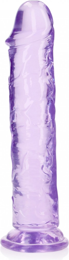 RealRock Straight 9 dildo realistico ventosa viola