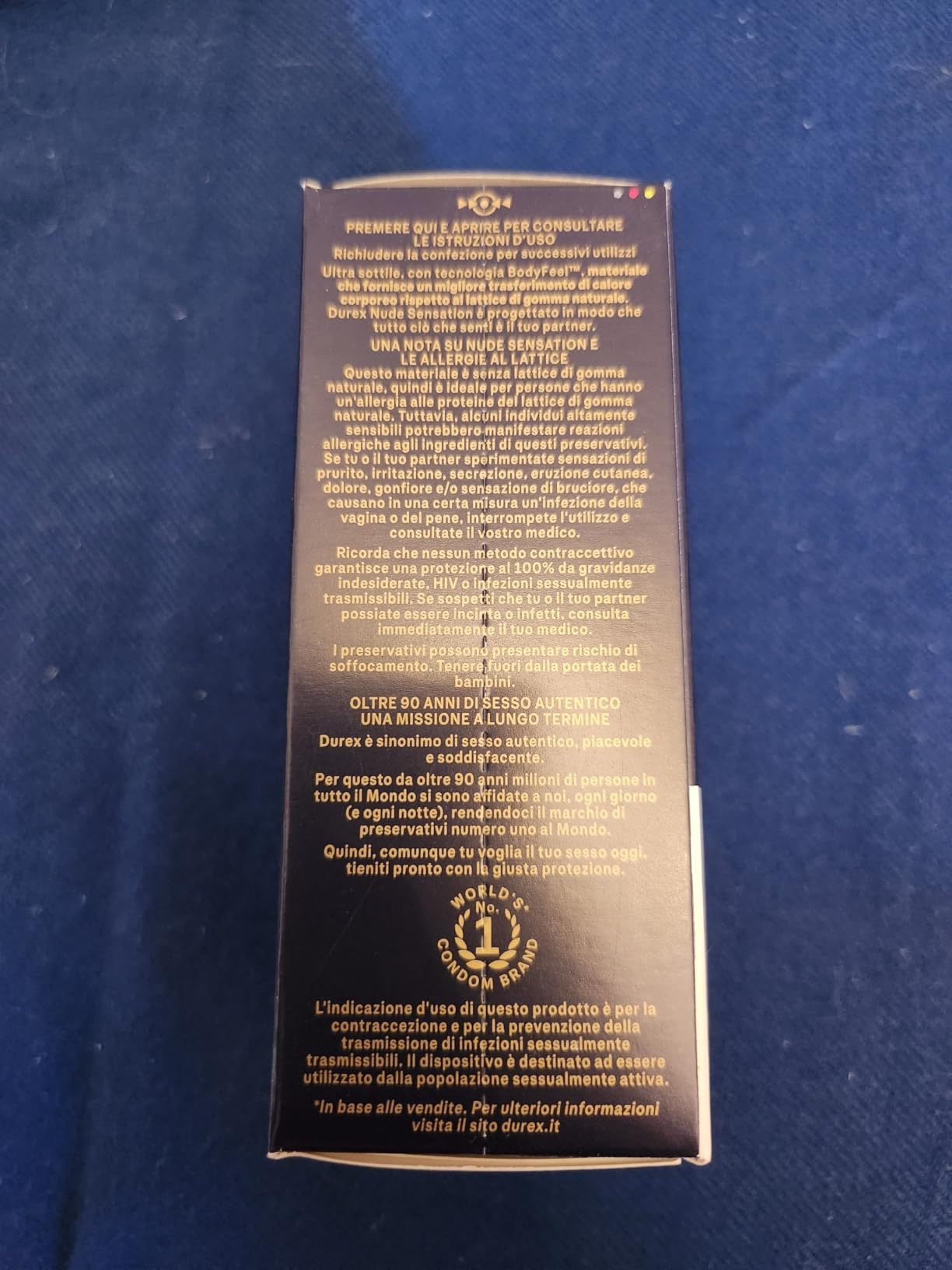 Durex Nude Sensation preservativi nitrile 20 pezzi senza lattice
