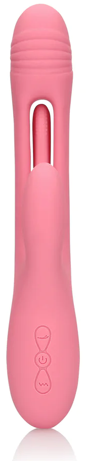 Loveline Flapping G-Spot Rabbit vibratore in silicone