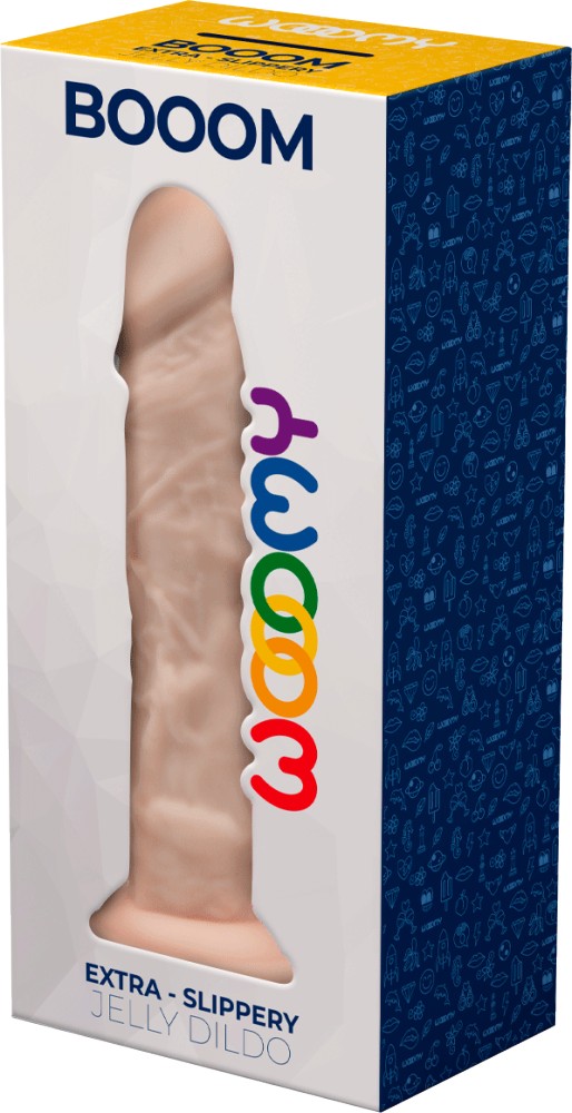 Wooomy Boom dildo realistico con ventosa 19 cm
