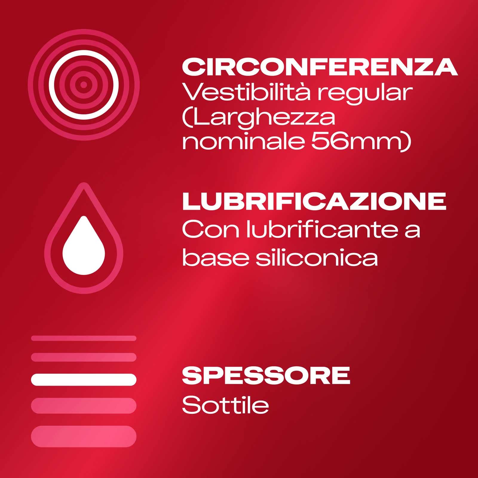 Durex Supersottile profilattici sottili 56mm 2x12 pezzi