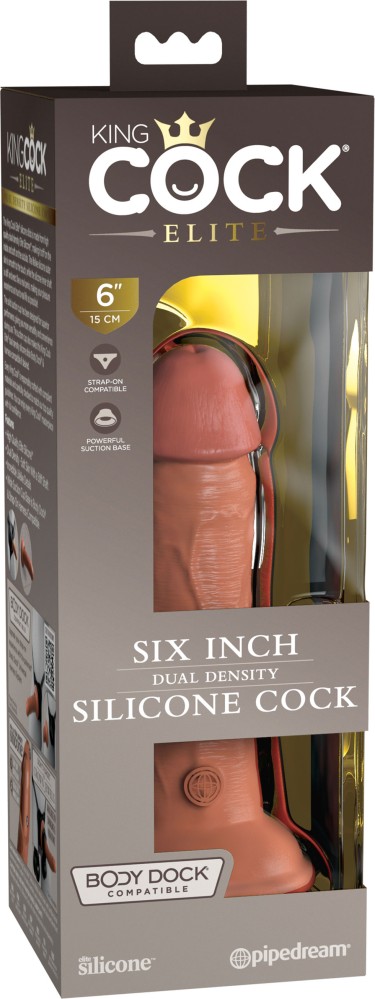 Pipedream Six Inch dildo realistico silicone dual density