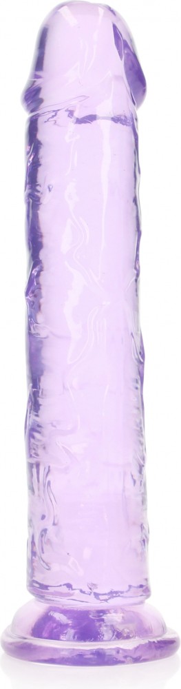 RealRock Straight 9 dildo realistico ventosa viola