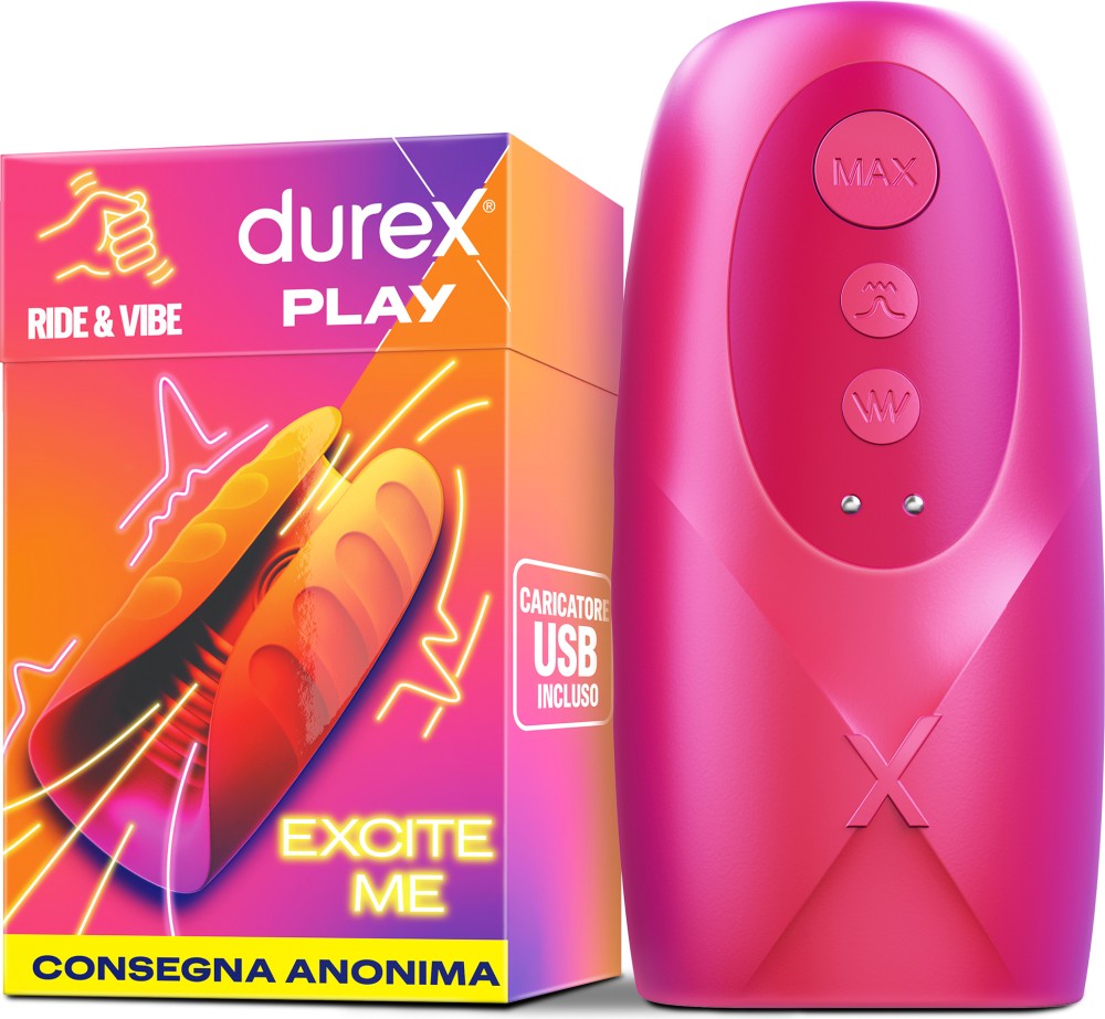 Durex Play Ride & Vibe masturbatore vibrante uomo