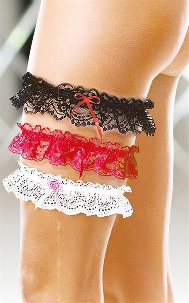Softline Garter 7401 giarrettiera bianca in pizzo