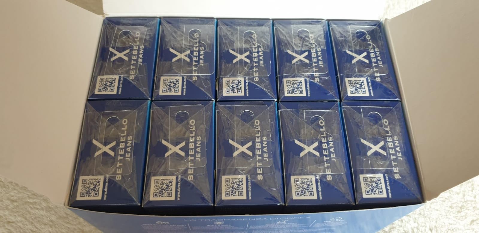 Durex Settebello Jeans Preservativi 100 Pezzi Classici