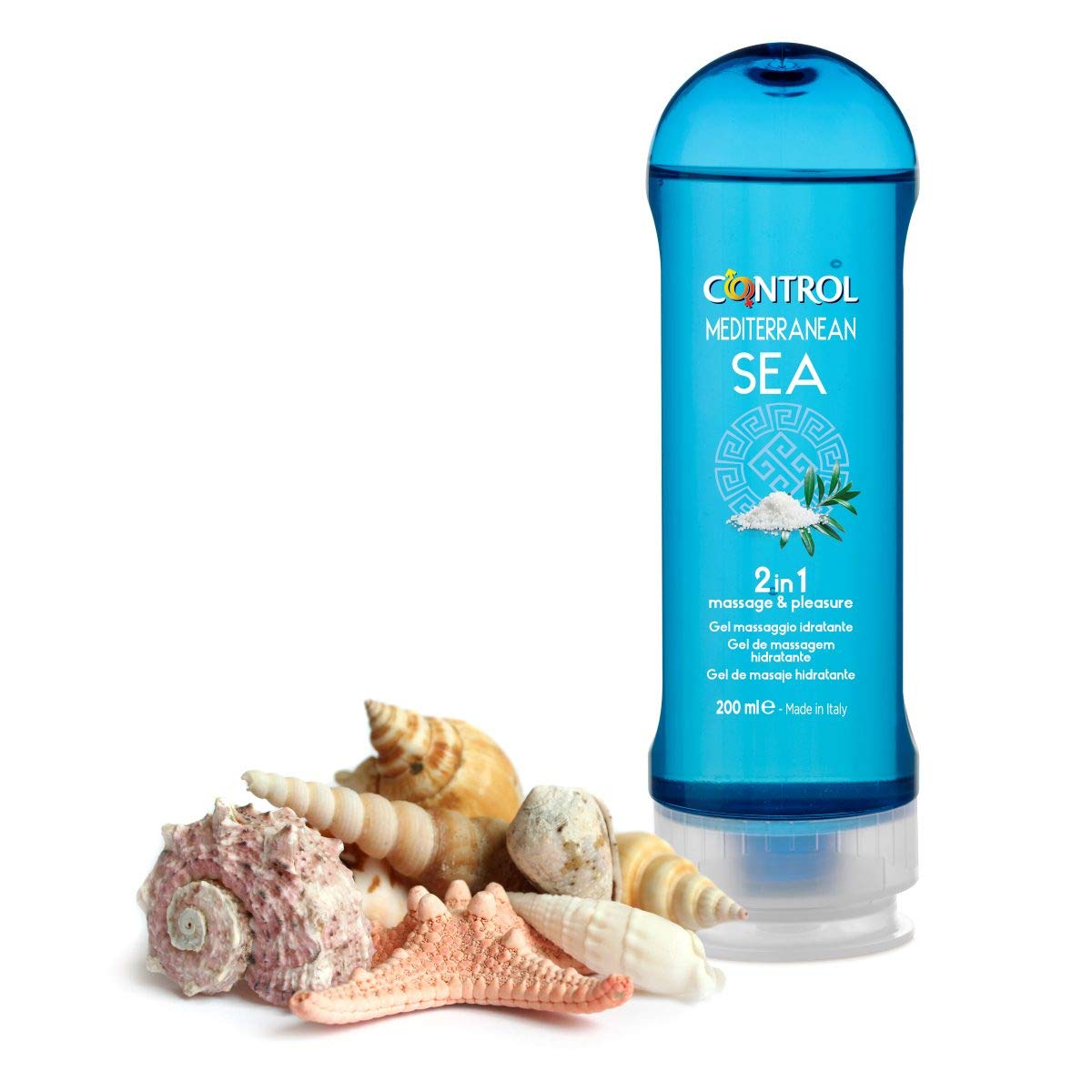 Control Massage and Pleasure Mediterranean Sea gel massaggio 2in1