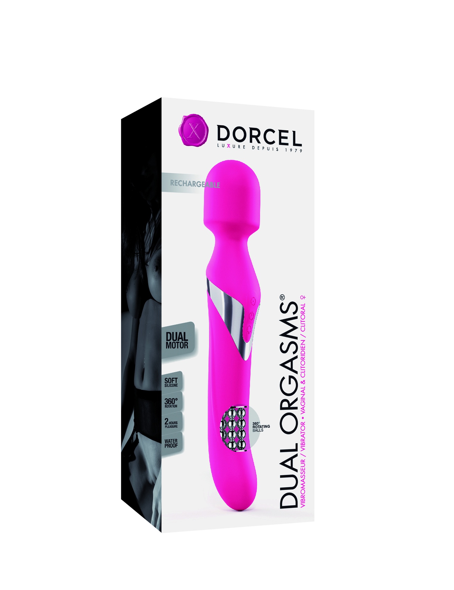 Dorcel Dual Orgasm vibratore rabbit tripla stimolazione