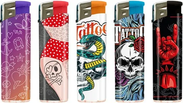 Tattooo F11 accendini elettronici ricaricabili box 50 pz
