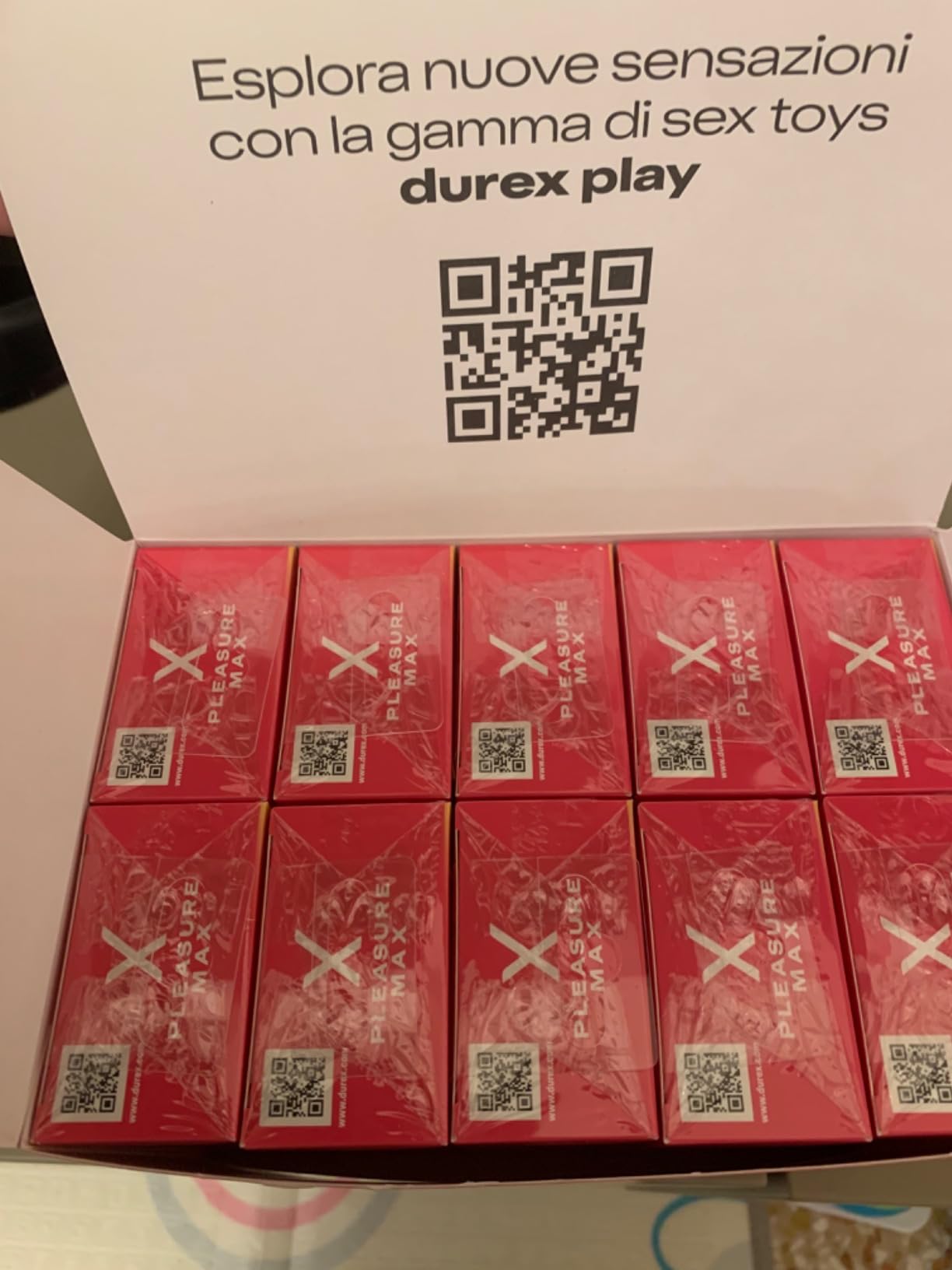 Durex Pleasuremax Preservativi 100 Pezzi con Rilievi