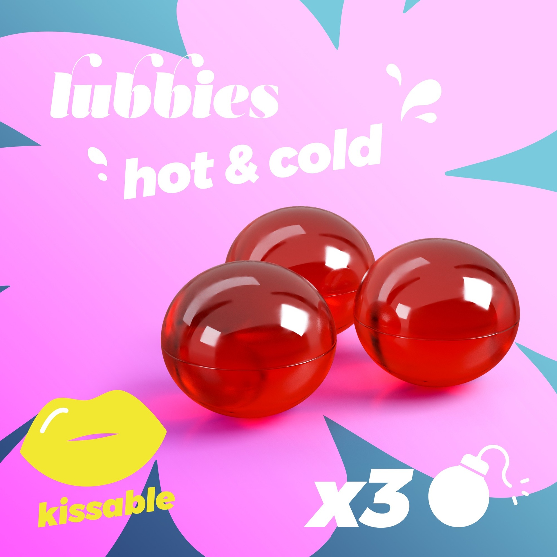 Crushious Lubbies Hot&Cold palline massaggio 3x3 g