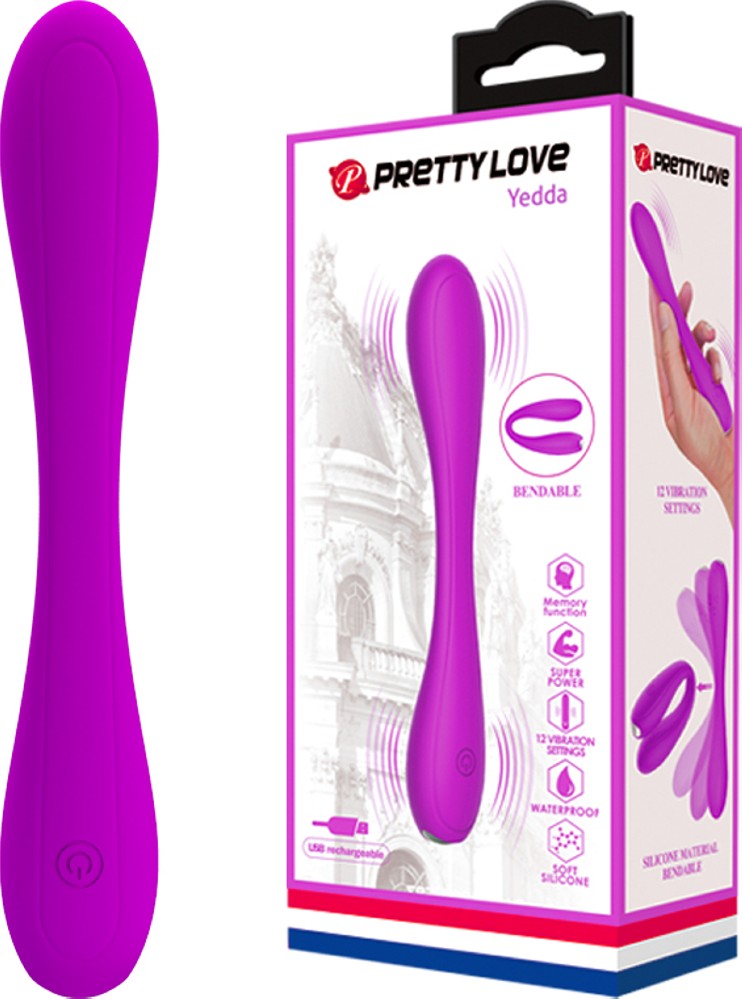 Pretty Love Yedda vibratore flessibile punto G 17 cm