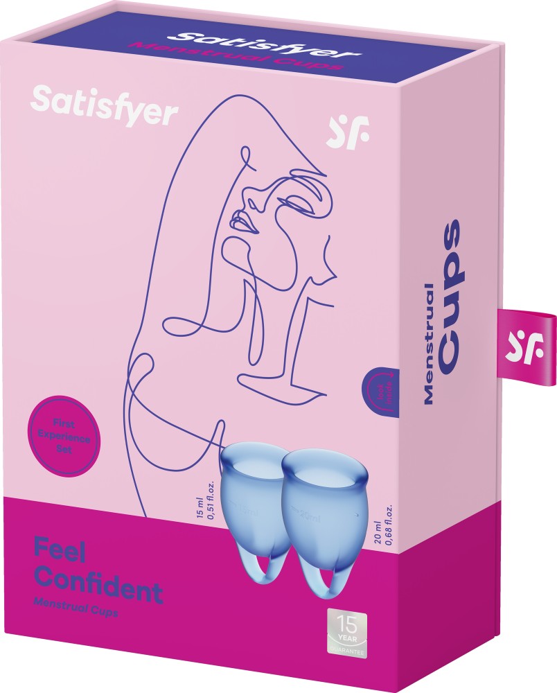 Satisfyer Feel Confident coppetta mestruale 2 pezzi