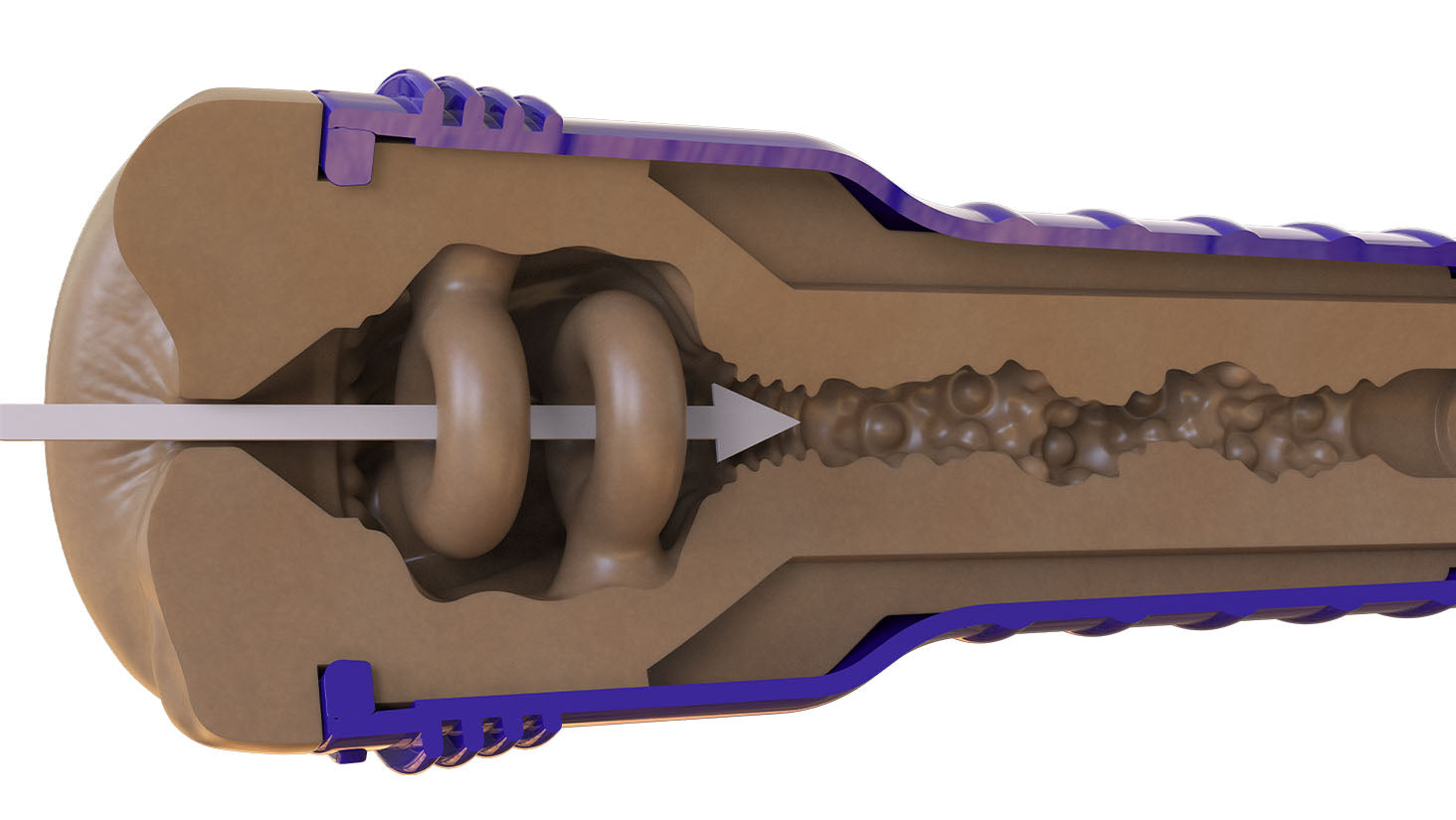 Fleshjack Boost Blast masturbatore anale Turbo Tech