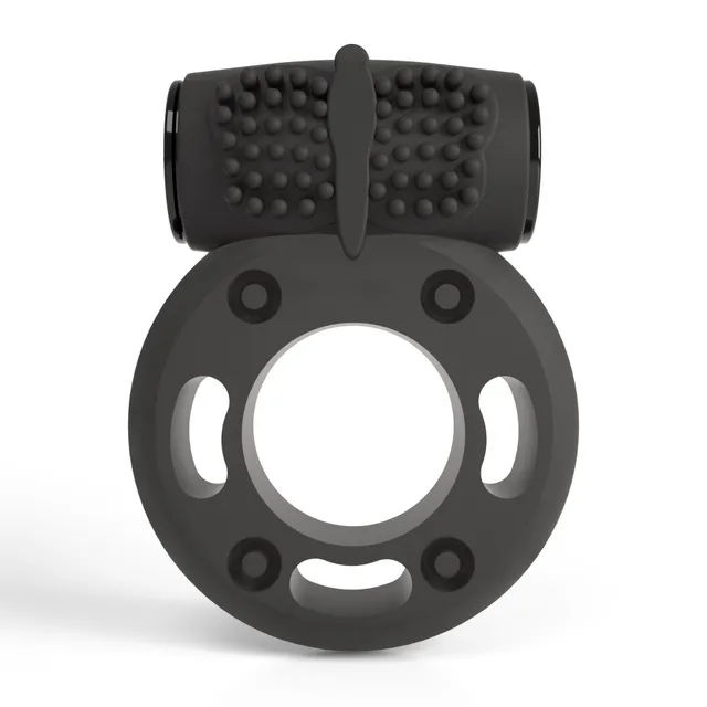 Crushious Booster anello vibrante TPE elastico con bullet