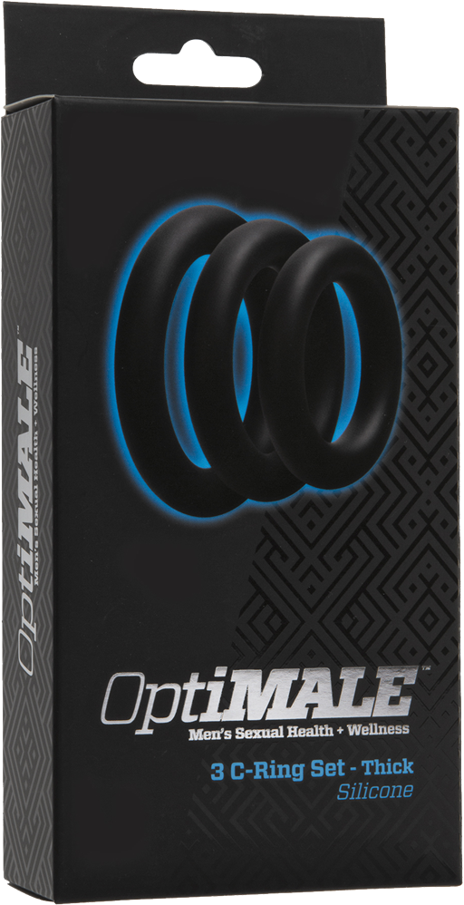 Doc Johnson OptiMALE 3 C-Ring Set Thick cockring
