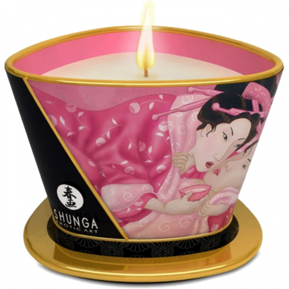 Shunga Aphrodisia candela massaggio rose 170 ml