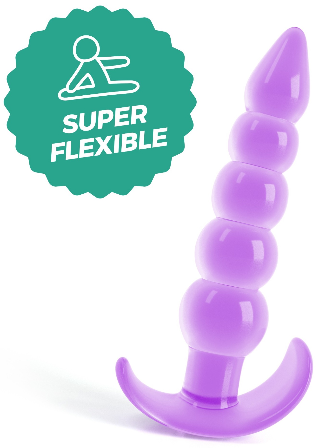 Crushious Draco plug anale sfere progressive 12 cm