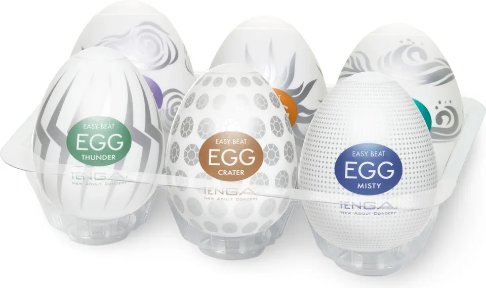Tenga Egg Serie 2 masturbatore uovo 6 pezzi misti