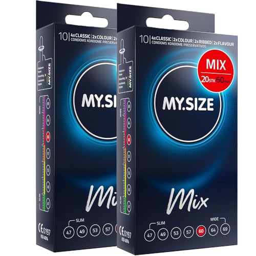 MY.SIZE PRO Mix 64 mm preservativi assortiti 20 pezzi