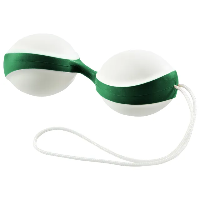Amor Sfere Vaginali palline cinesi bianco-verde scuro silicone medicale