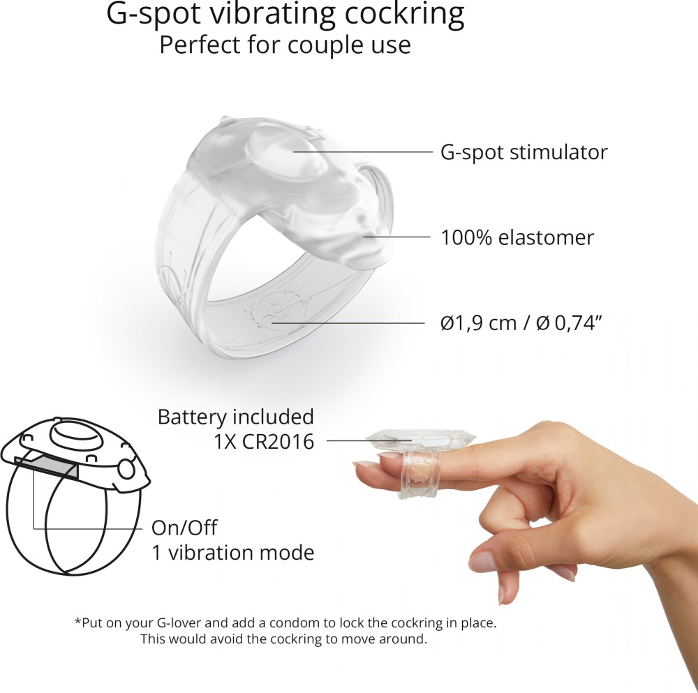 Love to Love G-Lover anello vibrante stimolante