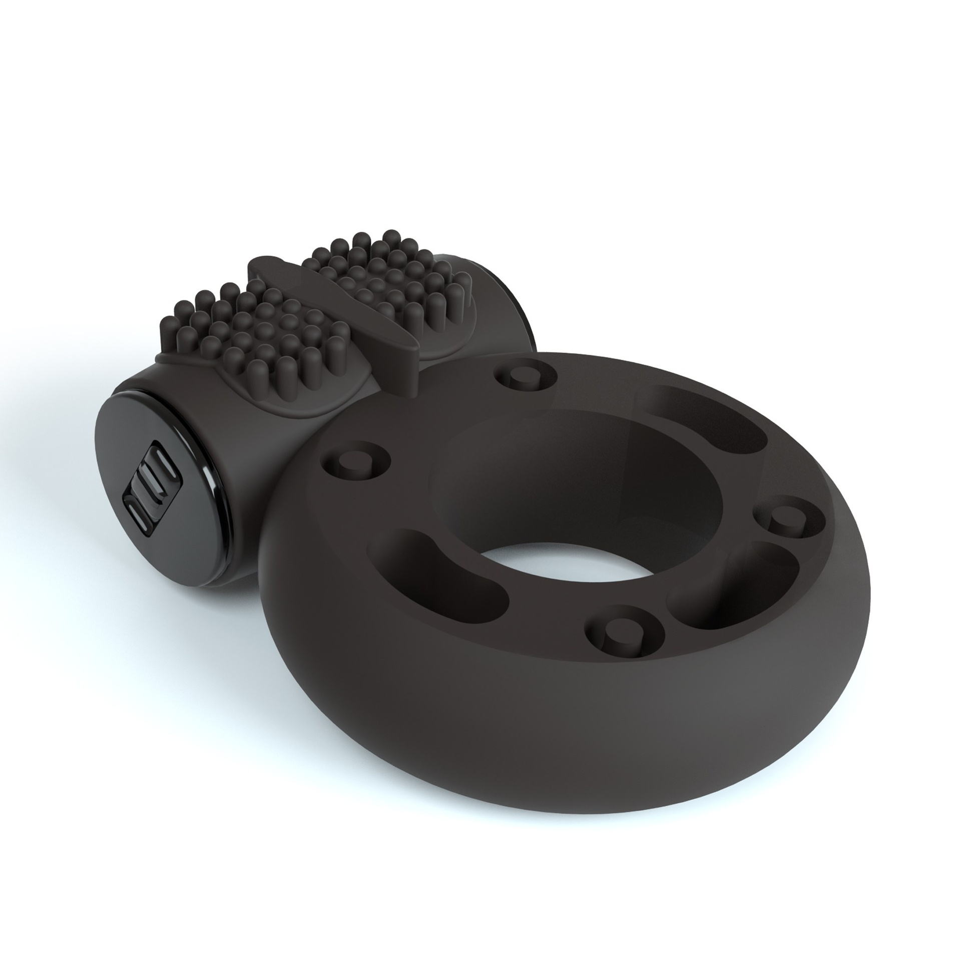 Crushious Booster anello vibrante TPE elastico con bullet