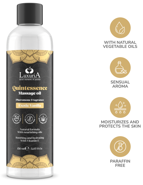 Luxuria Quintessence Exotic Vanilla olio massaggi vaniglia