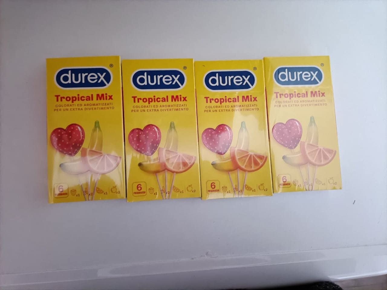 Durex Tropical preservativi aromatizzati 24 pezzi frutta