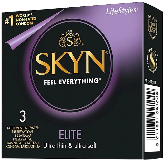 Akuel Skyn Elite preservativi ultrasottili anallergici