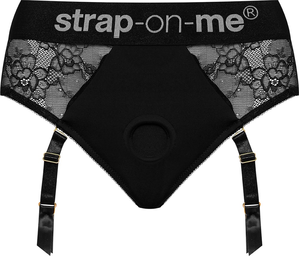 Strap-On Me Diva Harness per strap-on microfibra pizzo