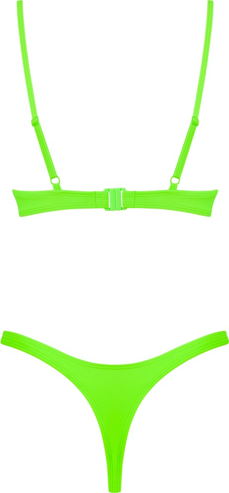 Obsessive Mexico Beach bikini verde fluo sportivo