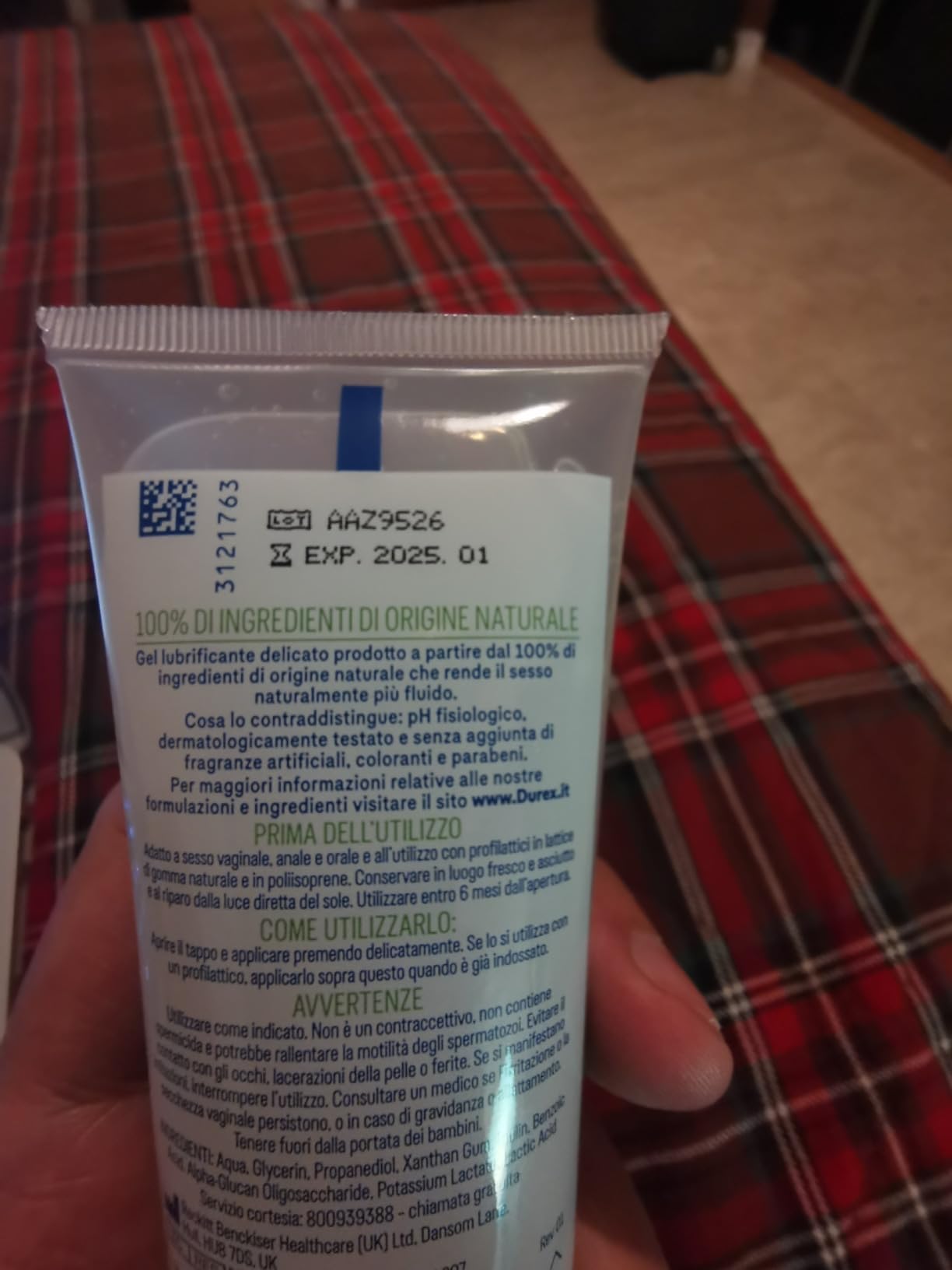 Durex Naturals gel lubrificante intimo naturale 200 ml