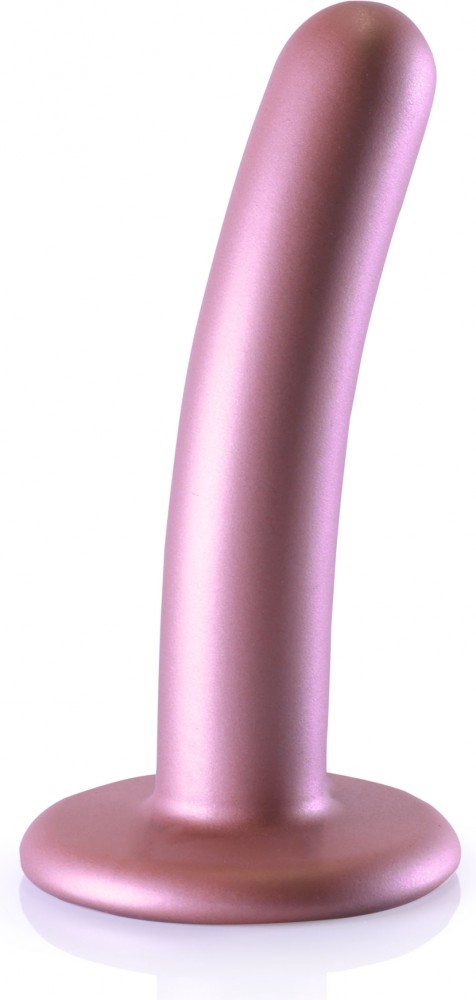 Ouch! Smooth G-Spot 5" Dildo con Ventosa Rosa in Silicone